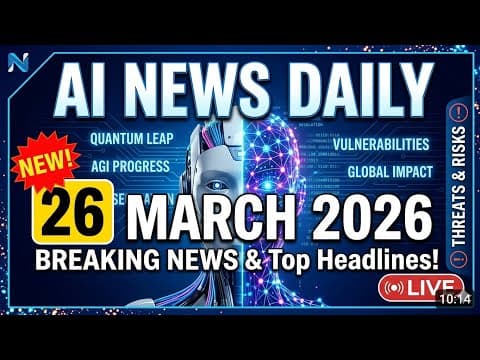AI News Daily Update (26 March 2026)