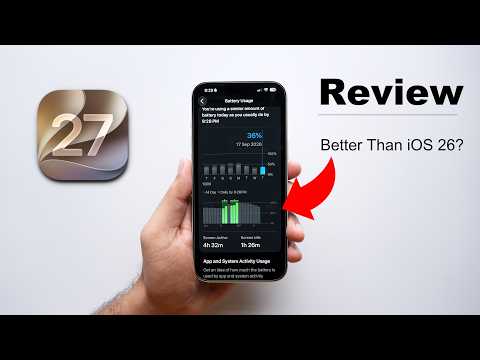 iOS 27 Review |  Don't Update Before Watching ! Battery, Performance etc. (HINDI)