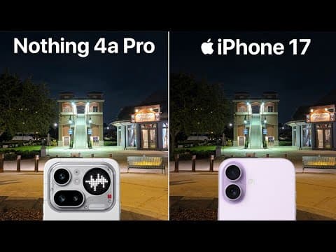 Nothing Phone 4a Pro VS iPhone 17 Camera Test Comparison
