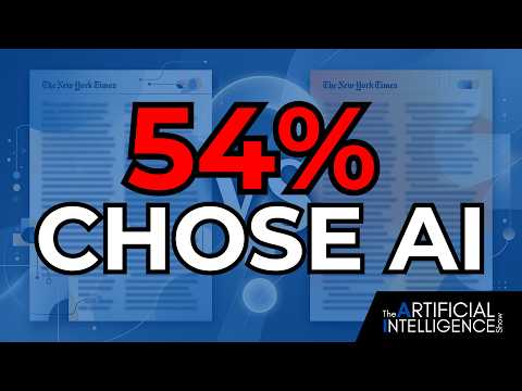 54% of Readers Preferred AI Writing Over Published Authors