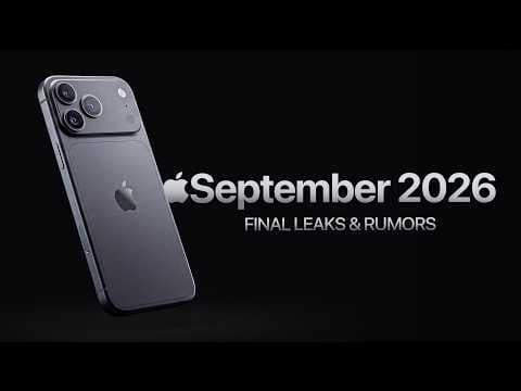 Apple September 2026 Event - The 8 NEW Products!