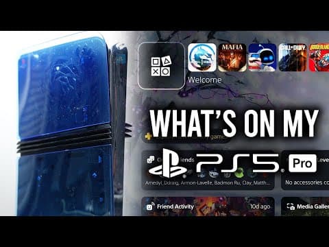 What's On My PS5 Pro in 2026?! - Game Library, Widgets, Themes & more