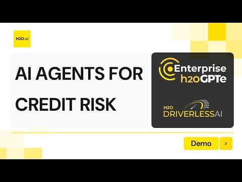 Agentic AI for Credit Risk : From Raw Data to Default Prediction with H2O Driverless AI
