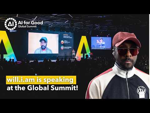 will.i.am is speaking at the AI for Good Global Summit