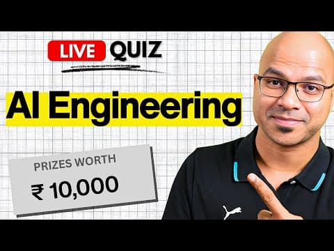 AI Engineering Live Quiz | Win Prizes