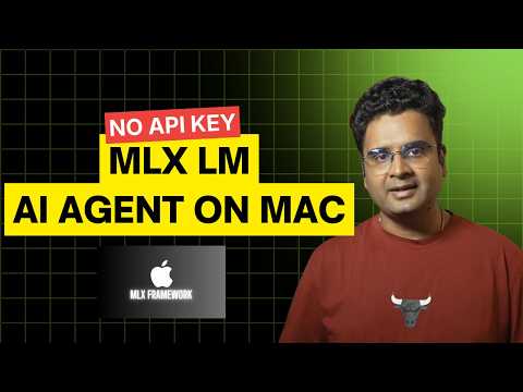 MLX LM - Apple Silicon - I Built a Local AI Agent on My Mac — No API Key Needed