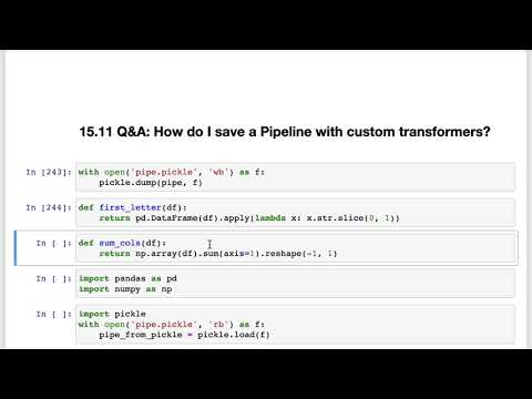 How to save a scikit-learn Pipeline with custom transformers