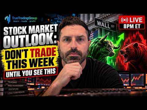 🚨 Stock Market Outlook: Don’t Trade This Week Until You See This | LIVE 8PM ET