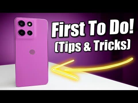Moto G (2026) - First Things To Do! (Tips & Tricks)