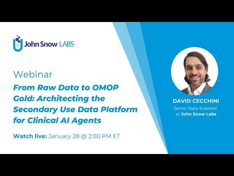 From Raw Data to OMOP Gold: Architecting the Secondary Use Data Platform for Clinical AI Agents