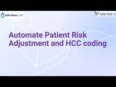 Automate Patient Risk Adjustment and HCC coding