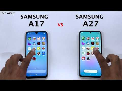 SAMSUNG A17 vs A27 - Speed Test