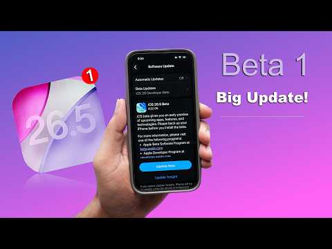 iOS 26.5 Beta 1 Released 🔥 | New Features, Performance, Battery Life (HINDI)