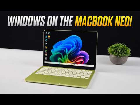 Windows 11 On The MacBook NEO! BETTER Than Expected