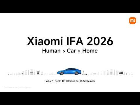 Xiaomi IFA 2026 Launch Event