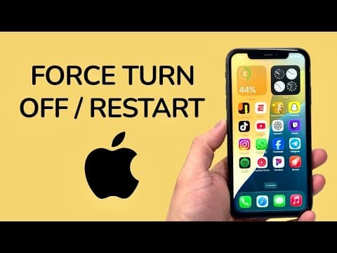 How To Force Turn OFF / Restart iPhone 11 - Fix Frozen Screen