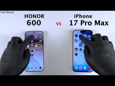 HONOR 600 vs iPhone 17 Pro Max - Speed Test