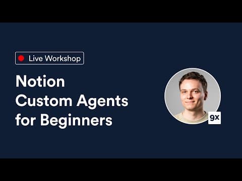 Notion Custom Agents for Beginners
