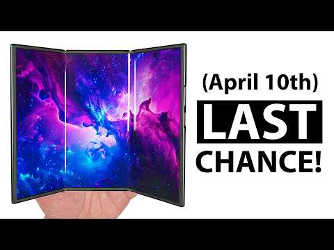 SURPRISE! The TriFold is BACK IN STOCK! (last chance)