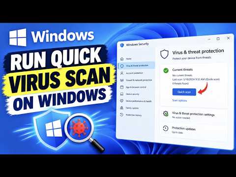 How To Run Quick Virus Scan In Windows 11 2026: The Ultimate PC Security And Malware Fix Guide!