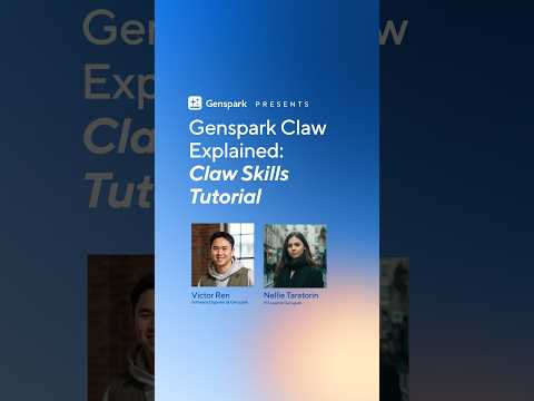 Genspark Claw Explained: Claw Skills Tutorial