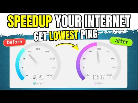 OPTIMIZE Internet Adapter Settings for Lower PING and NO DELAY