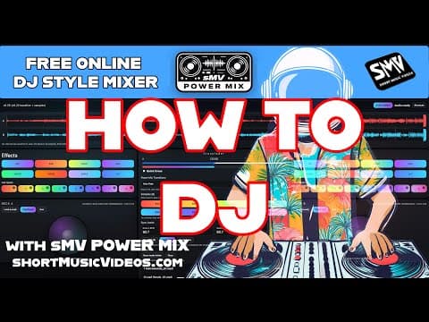 sMV Power Mix — FREE Online DJ Mixing Platform