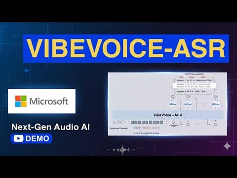 Microsoft’s New ASR Transcribes 60-Minute Audio in One Shot—with Speakers & Timestamps Open Source