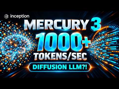 Mercury 3 Is WILD… 1,000+ Tokens/sec Diffusion LLM Tested Thoroughly!