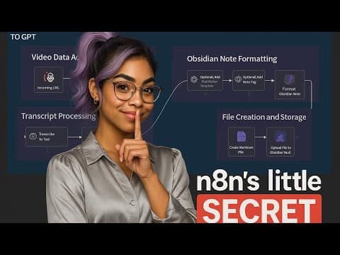 The secret that makes n8n EASY (beginner guide)