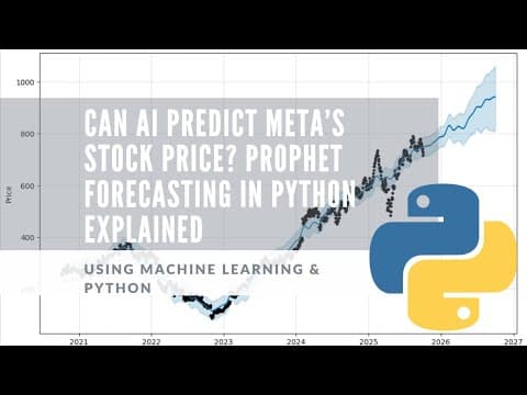 Can AI Predict META’s Stock Price Prophet Forecasting in Python Explained