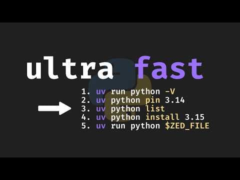 Python with UV is ULTRA Fast