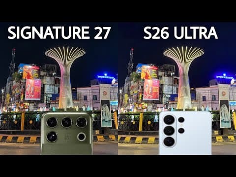 Motorola Signature 27 VS Samsung Galaxy S26 Ultra Camera Test
