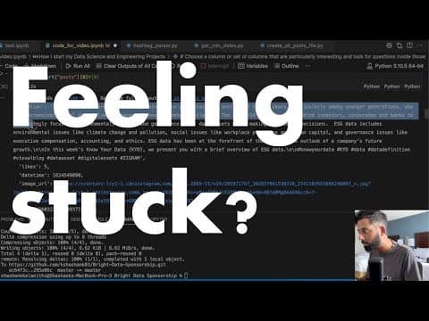 How I start Data Science Projects | What to do when you're stuck