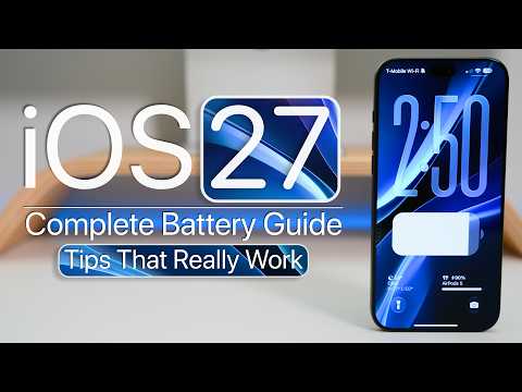 iOS 27 Battery Tips That Actually Work!