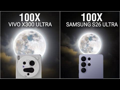 Vivo X300 Ultra Vs Samsung Galaxy S26 Ultra Super Zoom Test Comparison