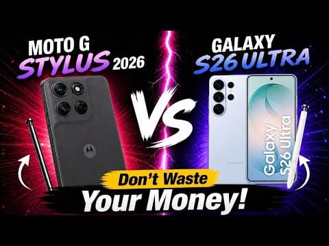 Moto G Stylus (2026) vs Galaxy S26 Ultra - Don’t Waste Your Money!
