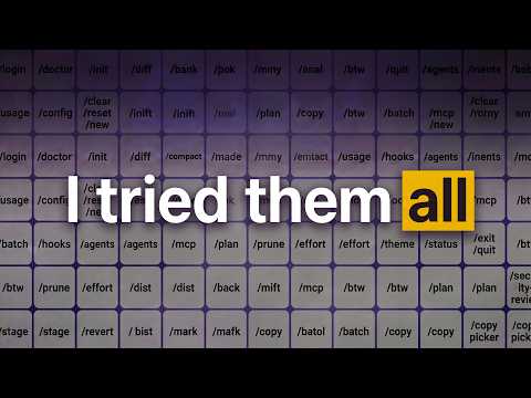 Every Claude Code Command in 13 minutes! (10x your productivity)