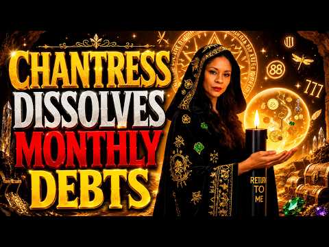 Chantress Ritual To Dissolve Monthly Debt and Invoke Infinite Financial Flow!