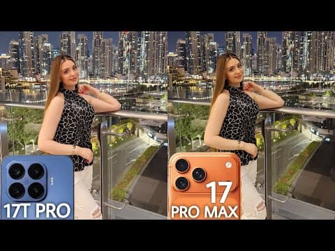 Xiaomi 17T Pro VS iPhone 17 Pro Max Night Mode Camera Test