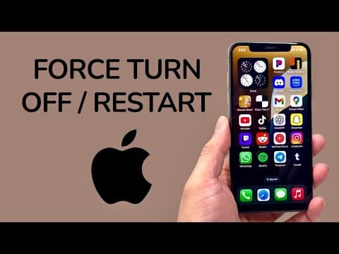 How To Force Turn OFF / Restart iPhone XS / XS Max - Fix Frozen Screen