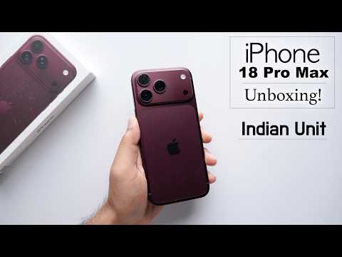 iPhone 18 Pro Max Unboxing on Launch Day! First Impressions | Indian Retail Unit (HINDI)