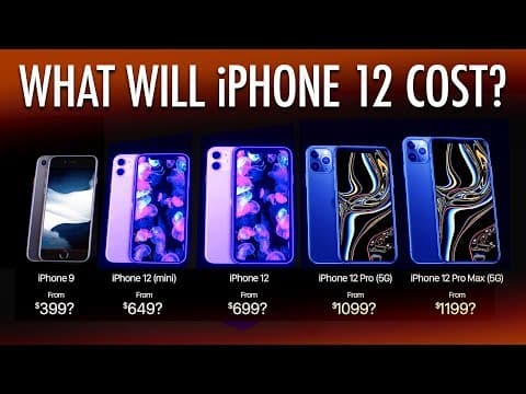 How Much Will iPhone 12 Cost?