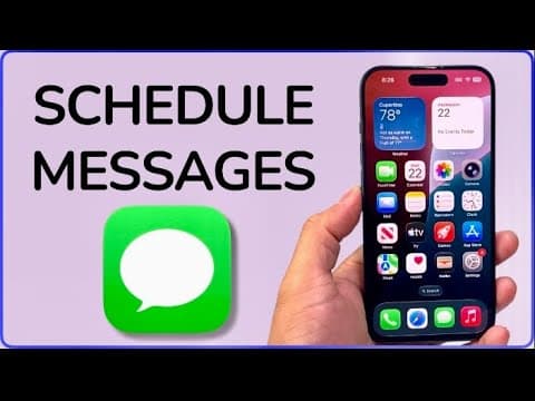 How To Schedule Text Messages To Send Later On iPhone