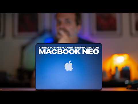 I Tried to Finish an Entire Project on MacBook Neo