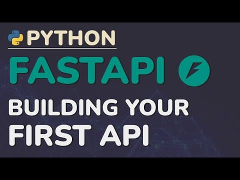 Python FastAPI Tutorial (Part 1): Getting Started - Web App + REST API