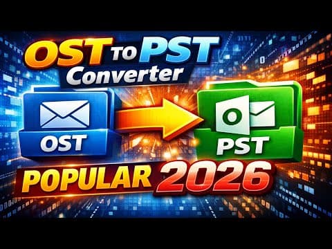 Stellar OST to PST File Converter | Convert OST to PST Easily