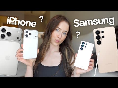 iPhone 17 Pro Max vs Samsung Galaxy S26 Ultra - Am I Switching?