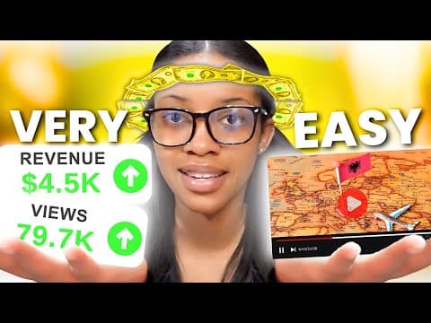 How I Make FACELESS TRAVEL Channel Videos Using ONLY AI In Under 10 minutes! (GREAT RESULTS)