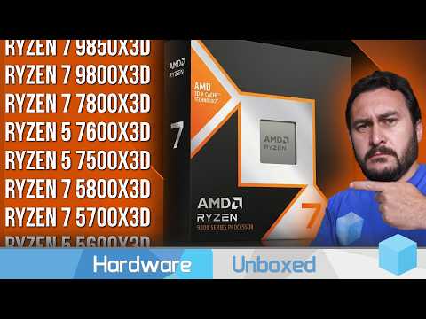 Gaming's Greatest CPUs: I Tested Every Ryzen X3D Model (6 & 8 Core)